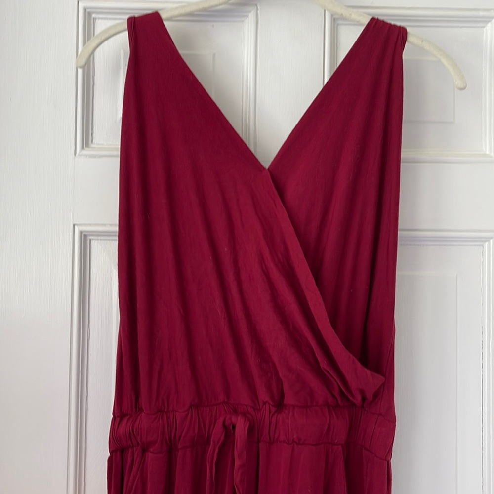 South Moon Under Neely Red Lounge Jumpsuit